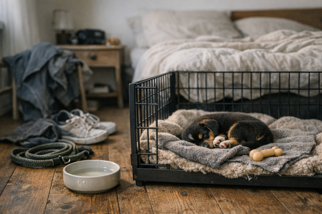 Din første uge med hvalp uden panik: en plan der kan holde til virkeligheden