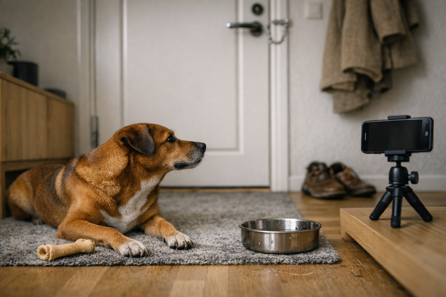Når din hund går i panik alene: en rolig plan fra 10 sekunder til 2 timer