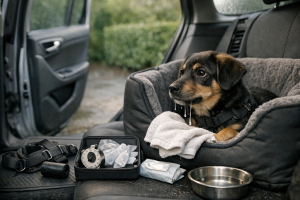 Savl på sædet og mave i oprør? Min rolige plan mod køresyge hos hund