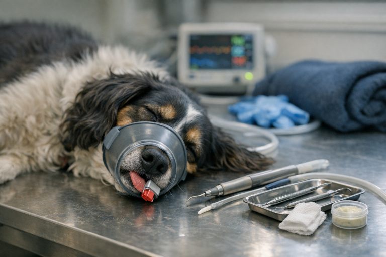 Tandrensning til hund: Hvad koster det egentlig, og hvordan gør du bedøvelsen tryg?