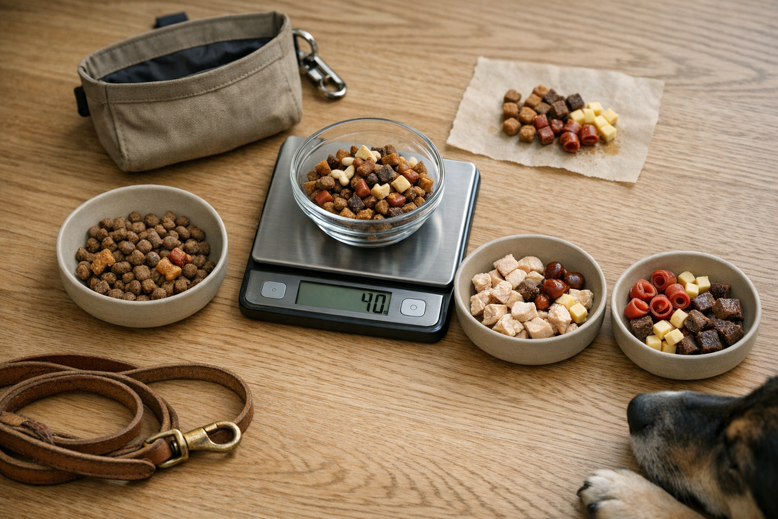 Træningsgodbidder der virker (uden at din hund bliver rund): Katrines værdi-skala og daglige budget