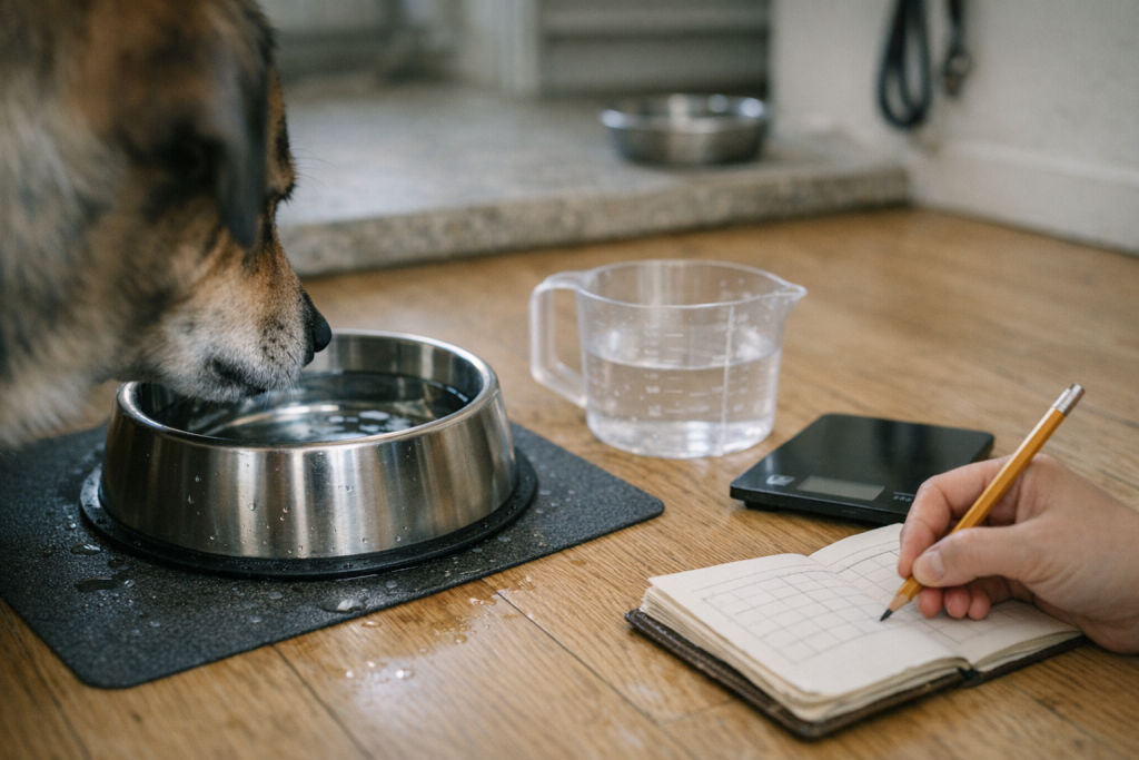 Vandskålen er pludselig tom: sådan finder du ud af, om din hund drikker for meget