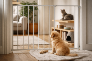 Hvalp og kat under samme tag: min sikre 7-trins fredsplan