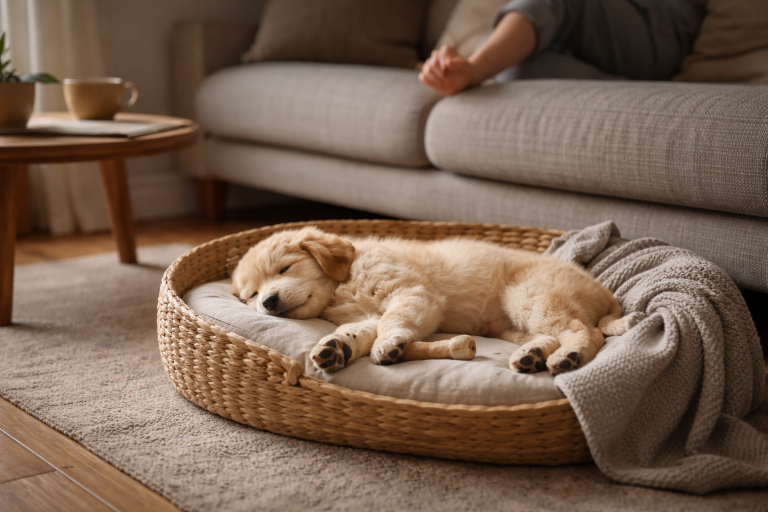 Ro på med hvalp: sådan lærer du den at slappe af uden at køre helt død