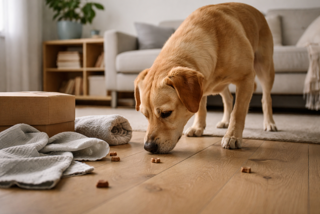 Din hunds hemmelige off-knap gemmer sig i næsen
