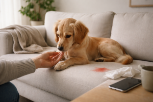 Første løbetid i stuen - sådan overlever du uden drama og hvalpebabyer