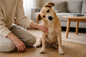 Hælder din hund pludselig med hovedet - og du fryser helt indeni nu?