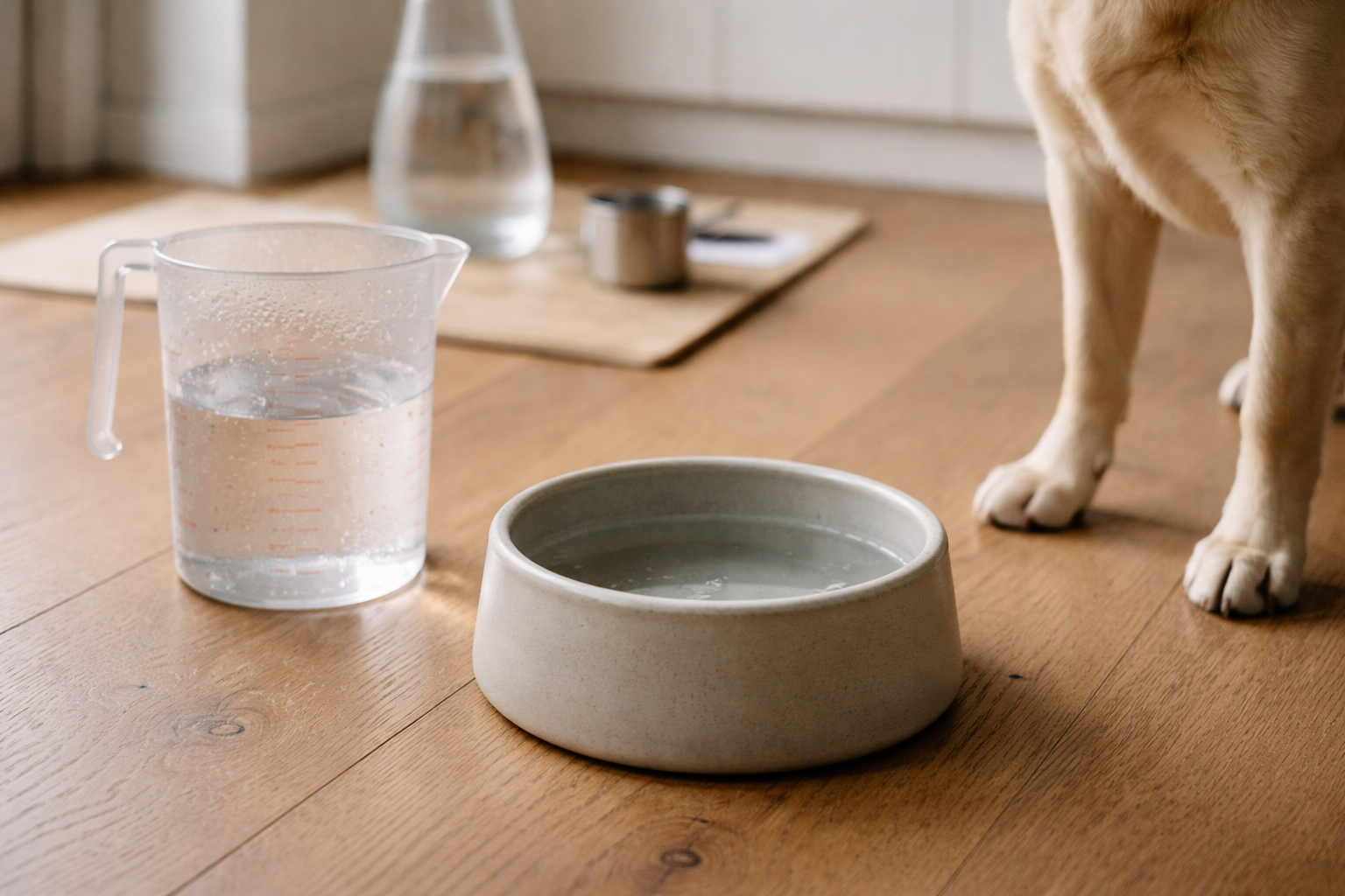 Stop med at gætte på vandskålen - din hunds tørst skal måles, ikke føles