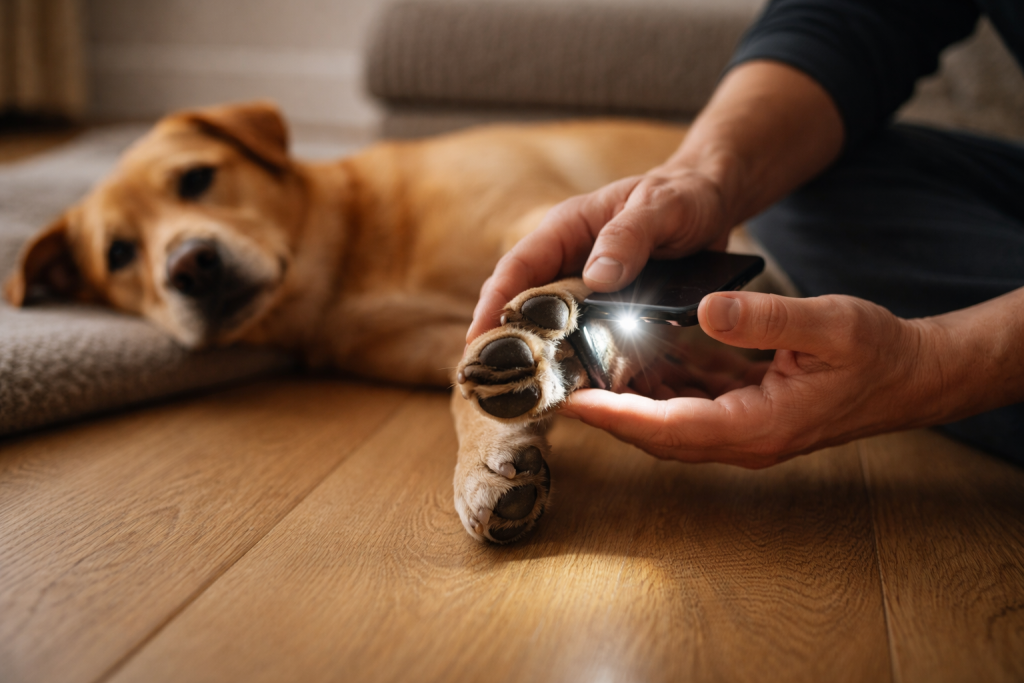 Den aften min egen hund pludselig haltede - og tjeklisten jeg har brugt lige siden