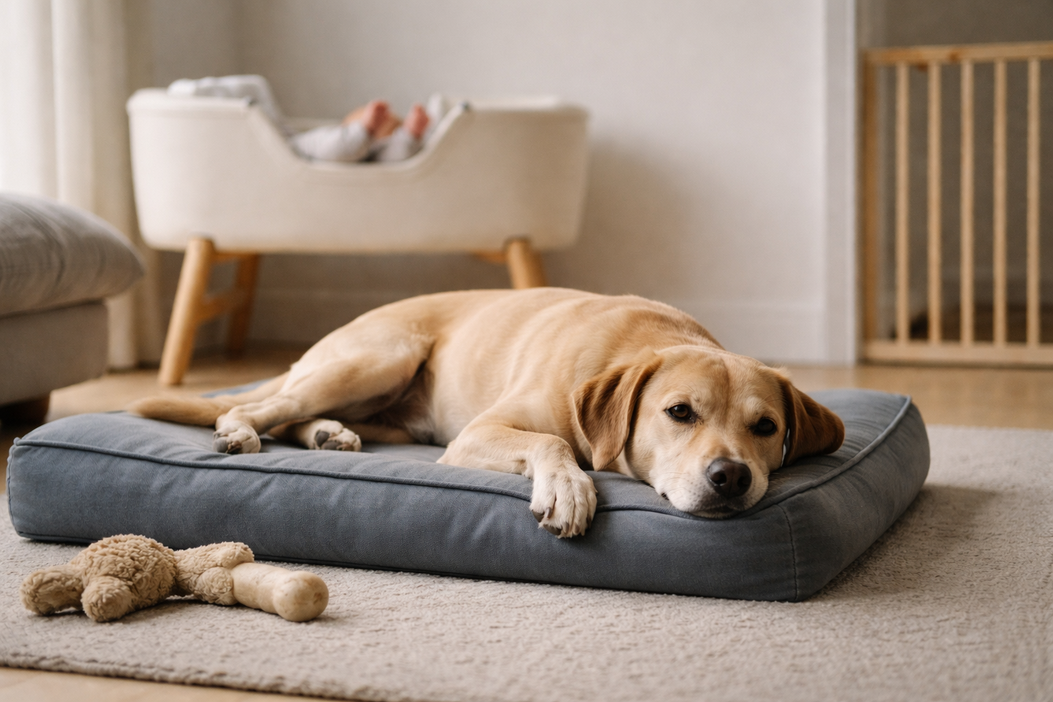 Hund og baby uden dramatik - min 30 dages ro-plan der holder i virkeligheden