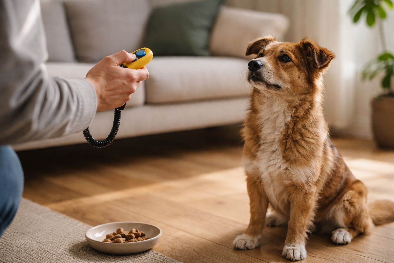 Klikkertræning til hund: sådan bruger du klikkeren med rigtig timing, belønning og 5 øvelser