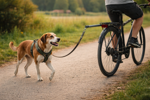 Lær din hund at løbe ved siden af cyklen - sikkerhed, udstyr, tempo og 6-trins træningsplan