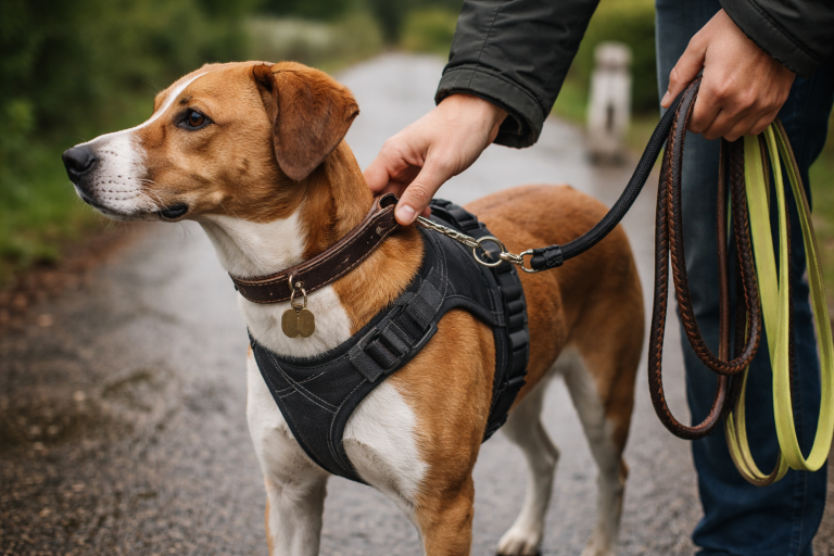 Halsbånd til hund: sådan vælger du type, bredde, materiale og pasform